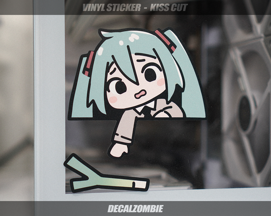 miku drops her leek!! :(